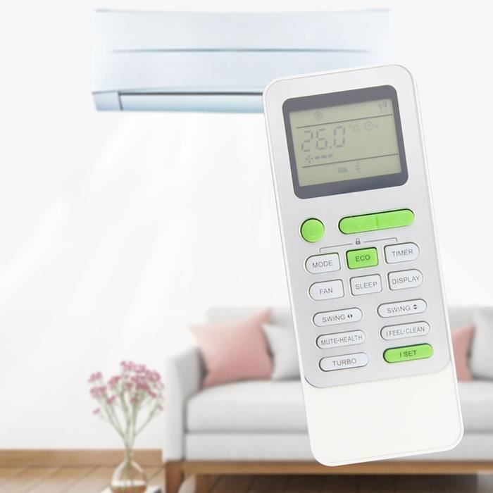 Télécommande Universelle GYKQ-52 Pour Climatiseur TCL – Avec Mode ECO – Remplacement Direct Sans Programmation – Boutons Géants Lisibles