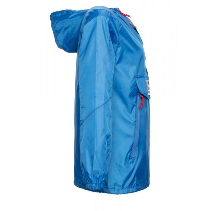 Veste parka coupe vent sport Choupa capuche Bleu Femme GEOGRAPHICAL NORWAY