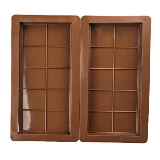2 Moules Silicone 6 Cavités Pour Tablettes De Chocolat Dubai - Antiadhésif Sans BPA