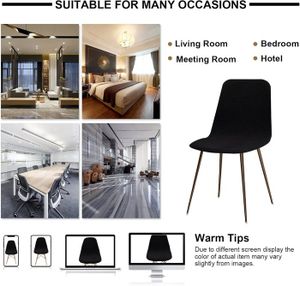 Housse De Protection Universelle Pour Chaise Luoji | PVC Transparent 103x55cm | Anti-Taches Et Facile à Nettoyer