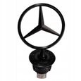 juxinchang - 1×Bonnet Capot Emblème Noir Logo Spring pour Mercedes Benz W124 W202 W203 W208 W210 W220-0