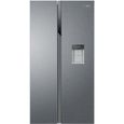 HAIER Series 3 HSR3918EWPG Réfrigérateur américain - 521 L (330+191) - Total No Frost - Classe E - Silver-0