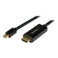 STARTECH.COM Câble adaptateur Mini DisplayPort vers HDMI - Convertisseur Mini DP vers HDMI - 4K 30 Hz - M/M - 5 m - Noir-0