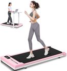 RATTANTREE Tapis de marche Portable - Tapis de Course Roulant électrique - Walking Pad 1-8 km/h,2.5HP - avec télécommande et écran LED - Rose
