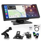 HYTOBP Écran Carplay Voiture 10,26", A-pple Carplay/Android Auto, Caméra Recul 1080P, Mirror Link, GPS, FM, AUX, Commande Vocale