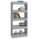 OVONNI LVL - MEUBLE ETAGERE - Bibliothèque-Cloison Sonoma gris 60x30x135 cm Bois d'ingénierie(9052)
