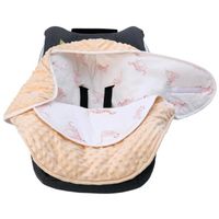  Baby Couverture Hiver Bébé pour Sièges Auto Doux et Chaud Sac de Couchage Couverture Enveloppante Nacelle Landau, 0-3 Mois