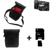 Sacoche Sac pour Nikon Coolpix S9500 pour appareil photo avec 16GB mémoire - K-S-Trade®