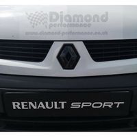 FRONT logo COVER for Renault Kangoo Mk1 19972007 in Gloss Black front