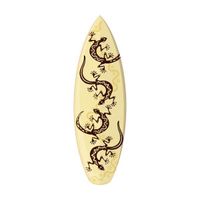 Planche de surf salamandre autocollant sticker adhesif Taille : 17 cm