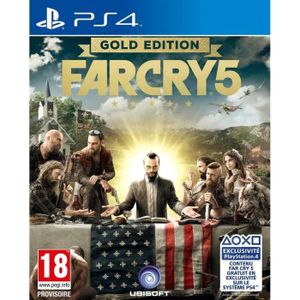 JEU PS4 Far Cry 5 Edition Gold Jeu PS4
