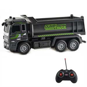 Cheffery Camion Benne Télécommandé, Véhicule de Construction RC pour Enfants avec Lumière et Musique, 9 Canaux Camion Benne Jouet, Chantier Télécommandée Cadeau pour Garçon de 3 4 5 6 7 8 Ans Cheffery Camion Benne Télécommandé, Véhicule de Construction RC pour Enfants avec Lumière et Musique, 9 Canaux Camion Benne Jouet, Chantier Télécommandée Cadeau pour Garçon de 3 4 5 6 7 8 Ans