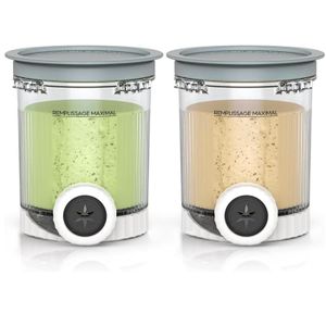 Kssvzz 4Pcs Pot pour Ninja Creamy Deluxe, 680ML Bacs Compatible avec Ninja NC501/NC500 Series
