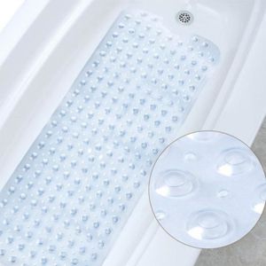 FINITION MEUBLE SDB  Tapis de bain antidérapant PVC 100x40cm - ANNEFLY 