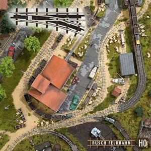 Route Courbe En Relief Pour Modélisme Ferroviaire – Échelle HO – Busch 7098 – Asphalte Adhésive, Souple