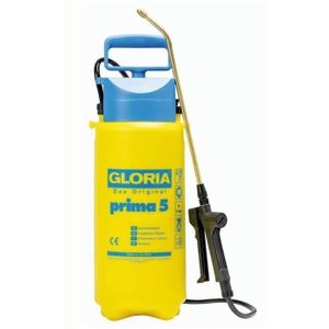 PULVÉRISATEUR JARDIN Pulvérisateur à pression - GLORIA - Prima 5 - 5L - Jaune et bleu - Avec lance et buse en laiton