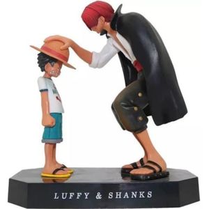 FIGURINE - PERSONNAGE One Piece Figurine Luffy et Shanks Décoration dessin animé Collection modèle manga