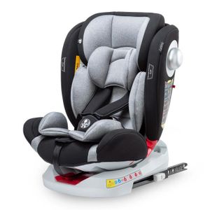 SIÈGE AUTO Siège auto bébé - Babify Isofix 360° - de 0-12 ans - Système de ceinture ISOFIX - 5 points - R44-04 - Gris
