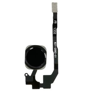 Bouton Home Complet Avec Nappe – Compatible IPhone SE (Noir)