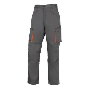 VÊTEMENT DE PROTECTION Pantalon de travail MACH2 multipoches gris/orange TS - DELTA PLUS - M2PA2GRPT