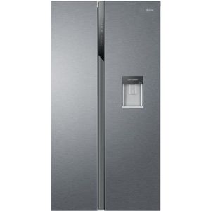 Réfrigérateur Américain 535L NoFrost | Distributeur Eau, Glaçon Et Glace Pilée Avec Réservoir Hisense Rs694n4tc1 Inox