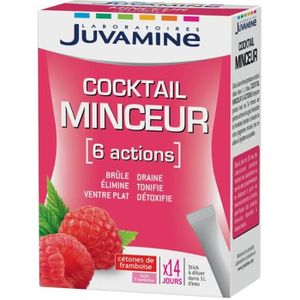 COMPLEMENTS ALIMENTAIRES - VITALITE Juvamine Action Minceur 6 Actions Goût Framboise 1