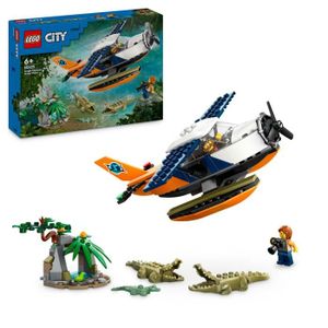 ASSEMBLAGE CONSTRUCTION LEGO® City 60425 L’hydravion de l’explorateur de la jungle, jouet enfant 6 ans
