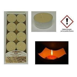 Promol Candle Lot de 10 Bougies Pilier Dor/é 150 x 68 mm