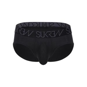 CULOTTE - SLIP Sukrew - Sous-vêtement Hommes - Slips Homme - Apex Brief Black - Noir