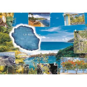 PUZZLE Puzzle 1500 pièces - Nathan - Carte postale de La 