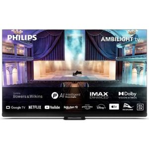 Téléviseur LED Téléviseur OLED Philips 65OLED908 - 164 cm - Blanc - Smart TV - 4K UHD - HDR10+ Adaptive - Dolby Vision