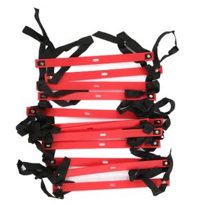 ECHELLE Shipenophy Ladder Fixe 6M 12 Échelons pour Entraînement Sportif de Football Rouge