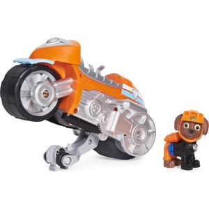 FIGURINE - PERSONNAGE Figurine miniature - SPIN MASTER - Paw Patrol Moto Pups Zuma - Jouet figurine miniature avec moto à traction