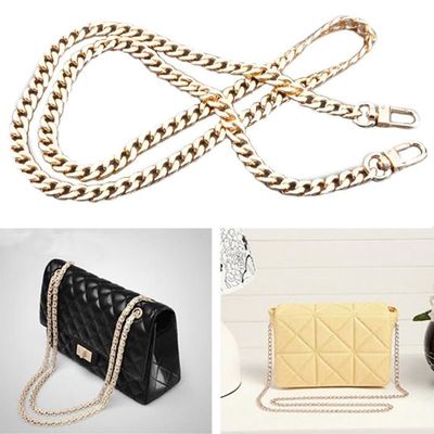 XSHAO® 8 Pièces Chaîne de Sac à Main, Chaîne de Rechange en Métal
