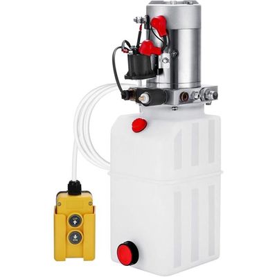 Pompe Hydraulique AC 220 V 14 L Groupe Hydraulique Simple Effet Débit d'Huile 6,4 L/min
