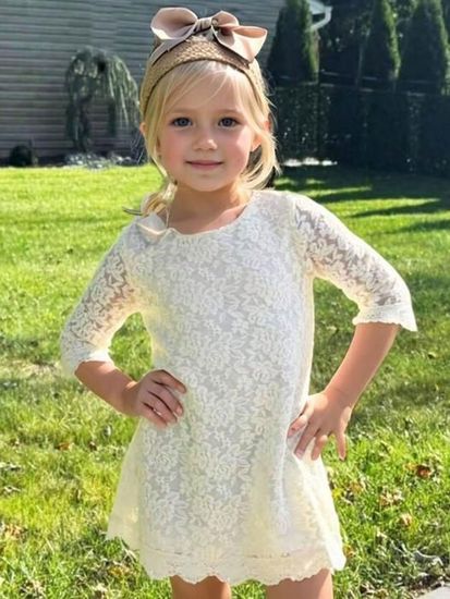 Discoball Robe Princesse Fille Pailletée Fleur Voile – Anniversaire Mariage Communion 3-12 Ans