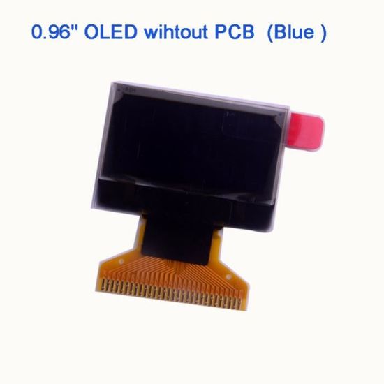 DollaTek Lot De 2 Écrans OLED 0.96 Pouces 128x64 SSD1306 – Bleu, IIC/SPI, Parfait Pour Arduino Et Projets DIY