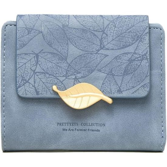 Portefeuille à Boucle Pour Femme - Faux Cuir - Avec Porte-Monnaie Et Porte-Cartes - Neuf