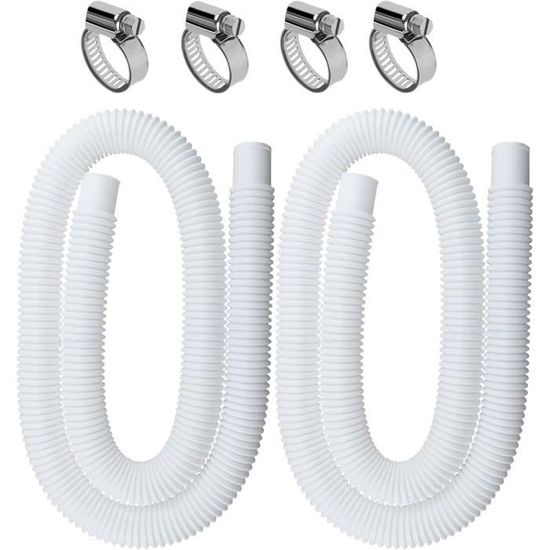 Tuyau Piscine 32mm 3m Poolomio Tuyau De Piscine Bleu 32 Mm, 6,6 M Pour Pompe De Filtration, Tuyau Flexible Tuyau Piscine 32mm Intex