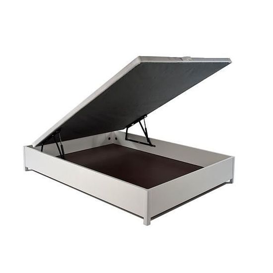 Lit Coffre 160×190 Blanc