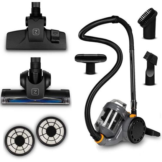 Aspirateur Sans Sac Zeegma Zonder Base Jet 899W - Technologie Cyclone, 20000 Pa, Brosse Turbo