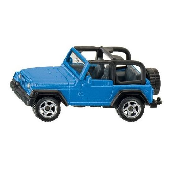 Voiture Jouet SIKU 1504 - VW Beetle Cabriolet Bleu (Échelle 1:64, Avec Attelage)