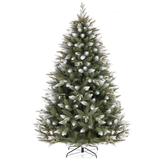Jupe D'Arbre De Noël 122 Cm - Couverture De Sol Avec Motif Flocons Neige, Gris, Pour Cacher Support Et Décorer - 11