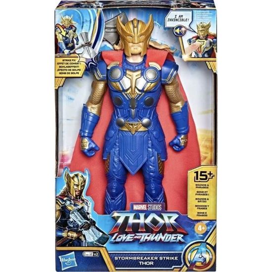 Figurine Avengers Thor 30 cm Super Heros Personnage Articule Marvel Jouet  Set garcon Et 1 carte Tigre Nouveaute - Cdiscount Jeux - Jouets