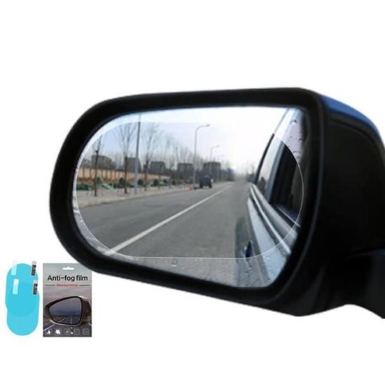 Film Anti-reflet Bleu Pour Rétroviseur Intérieur Voiture - 29.5 X 9 Cm - Lot De 2 - Réduit L'éblouissement Des Feux Arrière