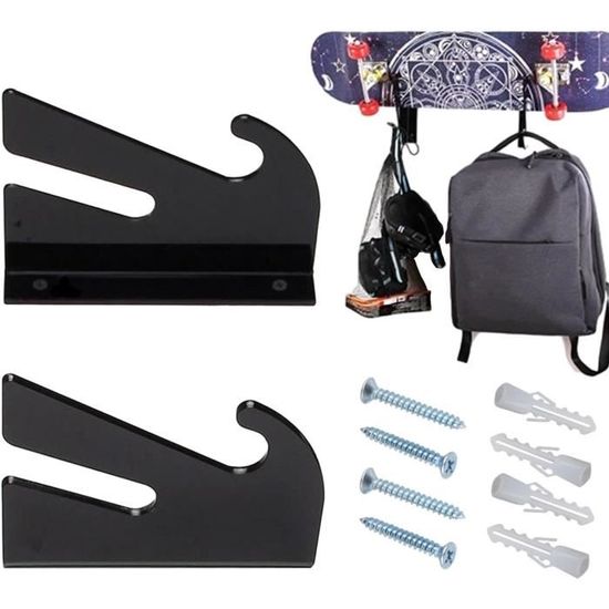 LAN Support Mural Pour Skateboard Présentoir Mural Pour Skateboard, 2