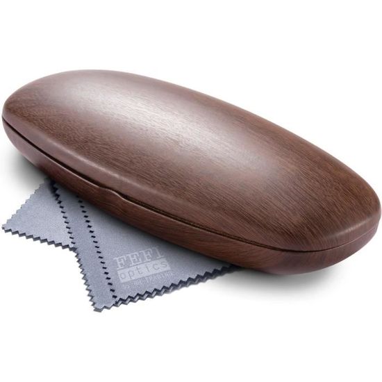 EZESO - Étui Rigide En Métal Pour Lunettes - Protection Anti-Choc, Ouverture Automatique