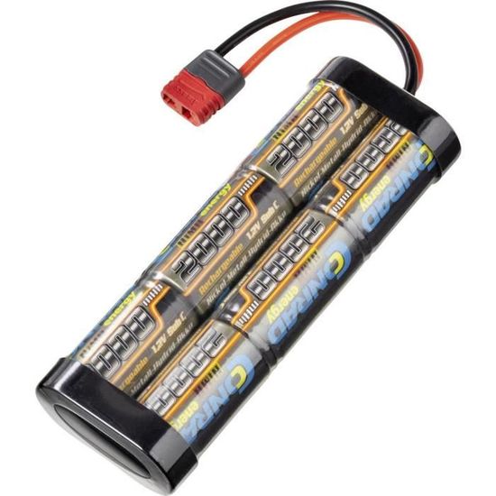 Reely – Pack Batterie NiMh 7,2 V – 2000 MAh – 6 Cellules – Bloc Tamiya – Pour RC