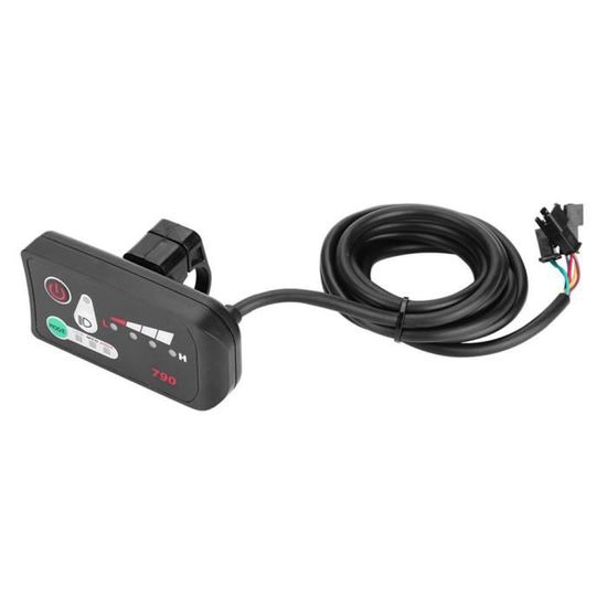 Panneau De Commande LED Pour Vélo/Scooter Électrique - 36V, Étanche, Pour Guidon 22,2 Mm