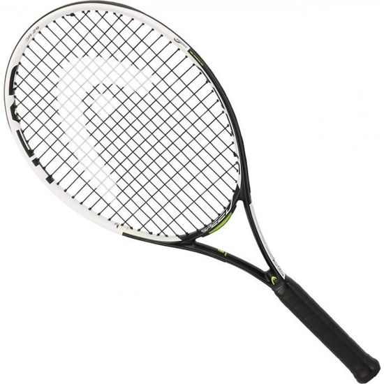 Raquette Tennis HEAD Gravity Jr. 25 – Noir, 240g, Non Cordée – Pour Jeunes Joueurs Puissants, Auxetic 2.0